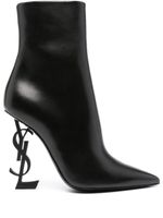 Saint Laurent bottines Opium 110 mm à bout pointu - Noir