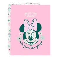 Ringmap Minnie Mouse Minty Roze A4 26.5 x 33 x 4 cm