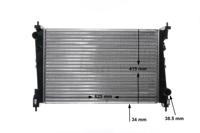 Radiateur MAHLE, u.a. für Abarth, Fiat, Opel, Alfa Romeo, Lancia