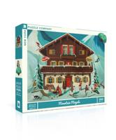 New York Puzzle Company Legpuzzel Mountain Moguls - 1000 stukjes