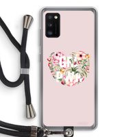 GRL PWR Flower: Samsung Galaxy A41 Transparant Hoesje met koord