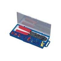 Pinza - GAO - Crimpatura/spelatura - Fornita con 50 terminali, facile da maneggiare