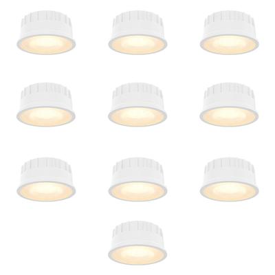 Set van 10 Dimbare LED modules - 6 watt 570 lumen - CCT instelbare lichtkleur 2700K/4000K/6000K