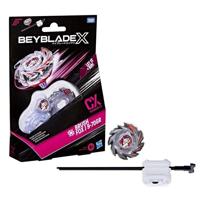 Beyblade X Starter Pack Brush Fox J 9-70GR CX, trottola tipo attacco Takara Tomy, trottole da competizione, età 8 anni e oltre
