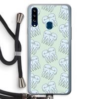 Octopussen: Samsung Galaxy A20s Transparant Hoesje met koord
