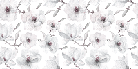 Vinyl tapijt Bloemen en planten Elegante tak met magnolia