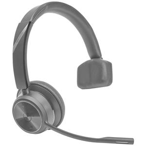 HP Poly Savi 7310 UC Monoaurales DECT In Ear headset Computer DECT Mono Zwart Noise Cancelling Volumeregeling, Microfoon uitschakelbaar (mute)