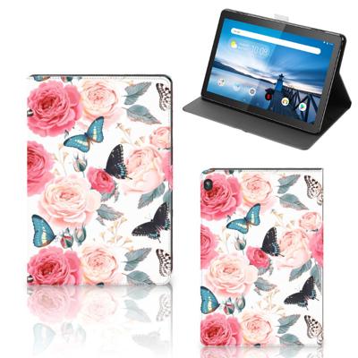Lenovo Tablet M10 Tablet Cover Butterfly Roses Lenovo Tablet M10 Tablet Cover Butterfly Roses