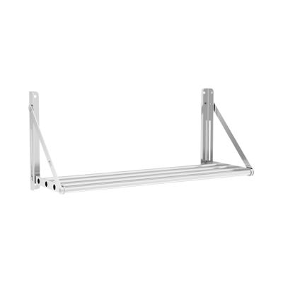 Wandplank - inklapbaar - 80 x 30 cm - 40 kg - roestvrij staal