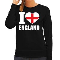 I love England sweater / trui zwart voor dames