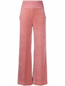Alberta Ferretti pantalon Athleisure à coupe ample - Rose