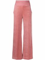 Alberta Ferretti pantalon Athleisure à coupe ample - Rose