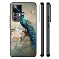 Dierenprint Telefoonhoesje voor Xiaomi 12T | 12T Pro Vintage Pauwen Dierenprint Telefoonhoesje voor Xiaomi 12T | 12T Pro Vintage Pauwen