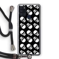 Musketon Skulls: Samsung Galaxy A21s Transparant Hoesje met koord Musketon Skulls: Samsung Galaxy A21s Transparant Hoesje met koord