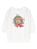 Moschino Kids robe-sweat à motif Teddy Bear - Blanc - thumbnail