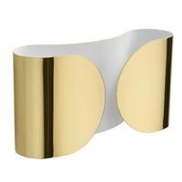 Flos Foglio wandlamp goud 22K