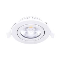 Noxion LED Kantelbaar Slim Spot Wit 6W 550lm - 930 Warm Wit | Zaagmaat 75mm - IP54 - Beste Kleurweergave