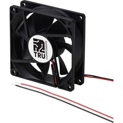 TRU COMPONENTS TC-MX8025-12V0.1A Axiaalventilator 12 V/DC 67.8 m³/h (l x b x h) 80 x 80 x 25 mm