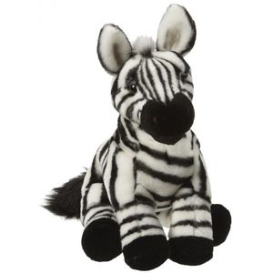 Pluche zebra knuffels van 27 cm   -
