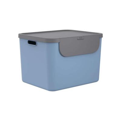 Rotho Albula Afvalscheider 55L Blauw/Antraciet Rotho Albula Afvalscheider 55L Blauw/Antraciet