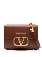 Valentino Garavani sac porté épaule Stud Sign à clous - Marron