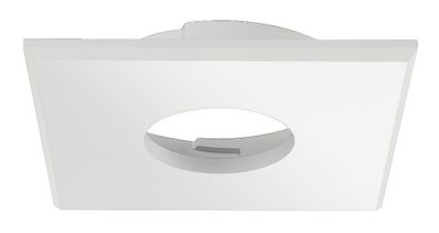 LED afdekring wit RAL 9003 vierkant voor LED inbouwspot 2090 3090