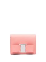 Ferragamo portefeuille en cuir à détail de nœud - Rose