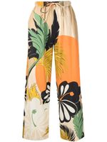 Bambah pantalon ample à fleurs - Multicolore