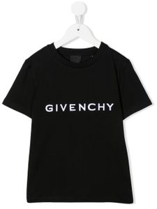Givenchy Kids t-shirt en coton à logo imprimé - Noir