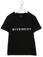 Givenchy Kids t-shirt en coton à logo imprimé - Noir