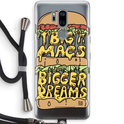 Big Macs Bigger Dreams: LG G7 Thinq Transparant Hoesje met koord