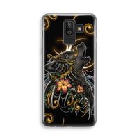 Huilende Wolf: Samsung Galaxy J8 (2018) Transparant Hoesje