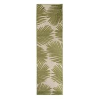 Boho&me Balkonkleed palmbladeren - Verano beige|groen - 66x230 cm Boho&me Balkonkleed palmbladeren - Verano beige|groen - 66x230 cm