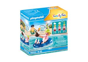 PlaymobilÂ® Family Fun 70112 badgast met zwembanden