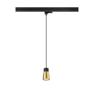 SLV PURI 1008282 LED-hanglamp 3-fasig GU10 6 W Zwart