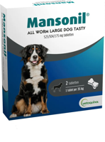 Mansonil All Worm Large Dog Tasty Tabletten