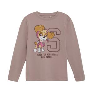 Minymo Meisjes shirt Paw Patrol - Deauville mauve