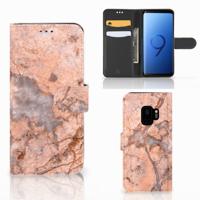 Samsung Galaxy S9 | Bookcase | Marmer Oranje
