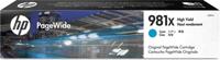 HP 981X originele cyaan high-capacity PageWide cartridge