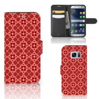 Samsung Galaxy S7 | Telefoon Hoesje | Batik Rood
