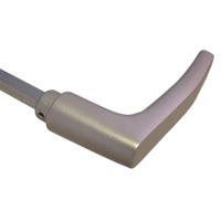 Ivana aluminium deurkrukken - Economy 202 - F1 - deurdikte 38-43 mm - 42820