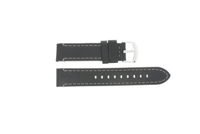 Horlogeband Timex TW2P58800 Leder Zwart 20mm