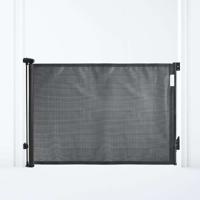 Barriera di sicurezza retrattile extra alta - DREAMBABY - da 60 a 140 cm H90 cm - Nero