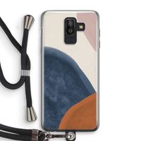 Geo #1: Samsung Galaxy J8 (2018) Transparant Hoesje met koord