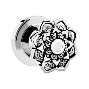 Tunnel met Mandala-design Chirurgisch staal 316L Tunnels & Plugs