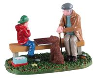 Playing with gramps - Lemax