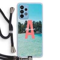 Pacific Dream: Samsung Galaxy A52 Transparant Hoesje met koord