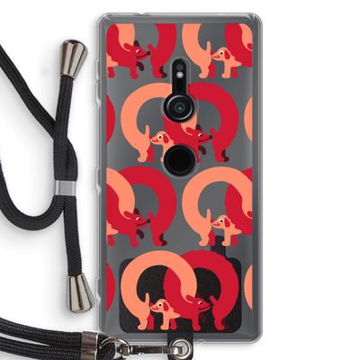 Dogs: Sony Xperia XZ2 Transparant Hoesje met koord