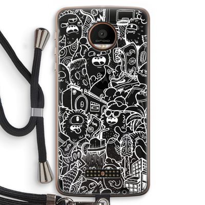 Vexx City #2: Motorola Moto Z Force Transparant Hoesje met koord