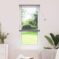 VidaXL Venetiaanse jaloezieën zilver 175 x 55 cm aluminium